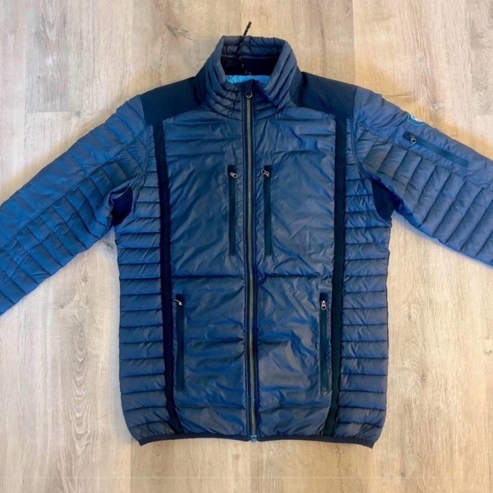 KÜHL Spyfire Down Jacket Projekt Series 800-Fill Goose Down Technical Blue Small